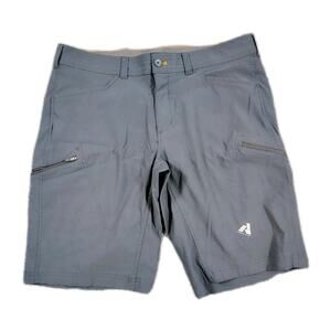 Eddie Bauer First Ascent Guide Pro Shorts Men's 38 X 12 Dark Blue Cargo Outdoor